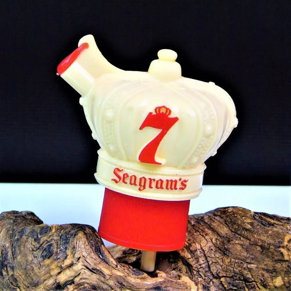 Seagrams 7 Crown Whiskey Bottle Pour Spout